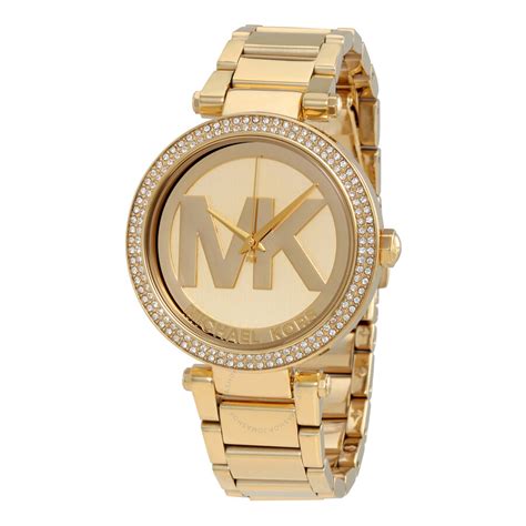 michael kors mk5784 bialy|Michael Kors Parker Champagne Dial Gold.